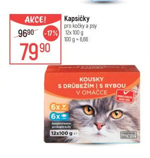 Kapsičky pro kočky a psy
