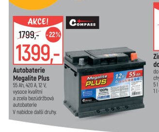 Autobaterie Megalite Plus