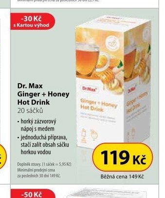Dr. Max Ginger + Honey Hot Drink
