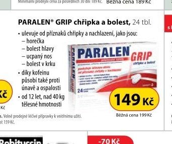 PARALEN GRIP chřipka a bolest