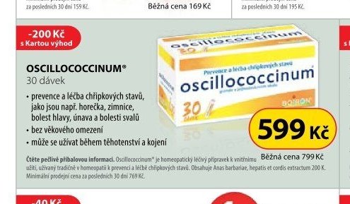 OSCILLOCOCCINUM 30 dávek