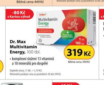 Dr. Max Multivitamin Energy, 100 tbl.