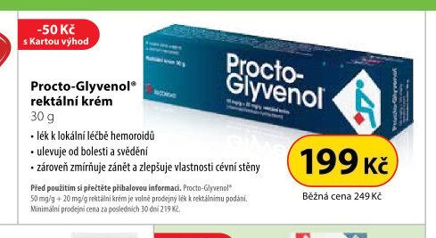 Procto-Glyvenol rektální krém, 30 g