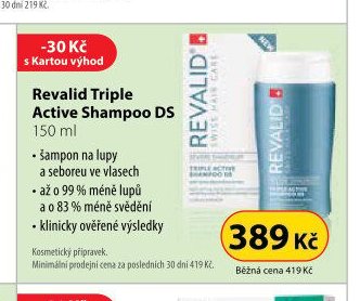 Revalid Triple Active Shampoo DS 150 ml