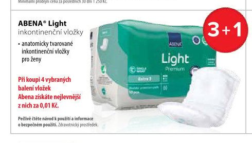 ABENA Light inkontinenční vložky