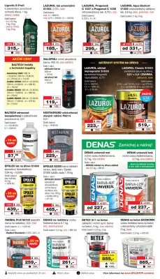 akční leták Barvy a laky drogerie 1.2.2024-21.2.2024