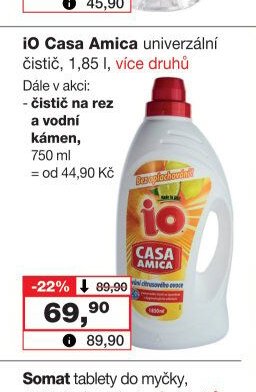 iO Casa Amica univerzální čistič, 1,85 l