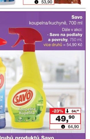 Savo koupelna/kuchyně, 700 ml