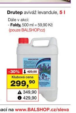 Drutep aviváž levandule, 5 l