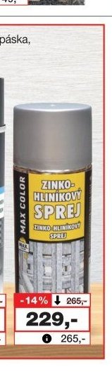 Mako zinkový, zinko-hliníkový sprej
