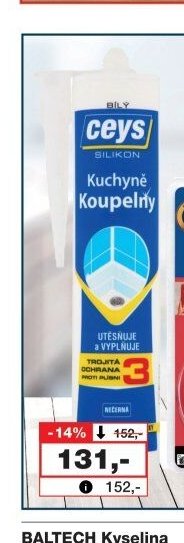 Ceys silikon koupelny/kuchyně