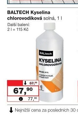 BALTECH Kyselina chlorovodíková solná