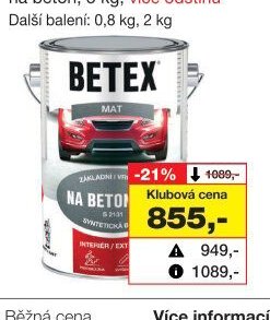 BETEX 2v1 na beton
