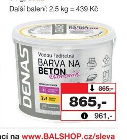 DENAS na beton EKONOMIK