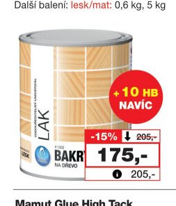 BAKRYLEX lak disperzní univerzální V1302