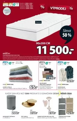 akční leták Jysk 31.1.2024-6.2.2024