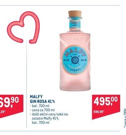 MALFY GIN ROSA 41%