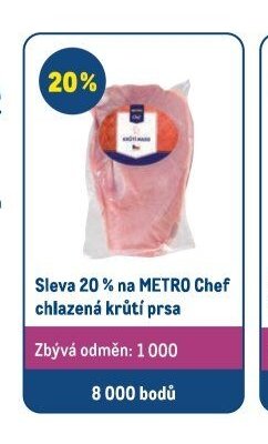 METRO Chef chlazená krůtí prsa