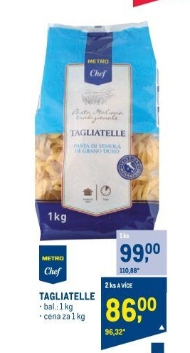Těstoviny Metro Chef