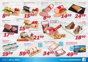 akční leták ESO MARKET 7.2.2024-18.2.2024