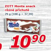 Dezert mléčný Monte Snack Zott