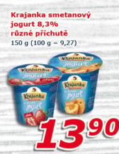 Dezert zakysaný Krajanka