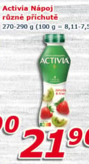 Jogurtový nápoj Activia Danone