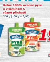 Kapsička ovocné pyré Relax