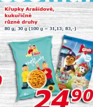 Křupky arašídové