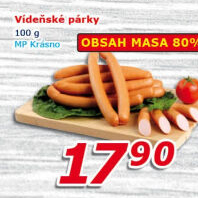 Párky vídeňské Krásno