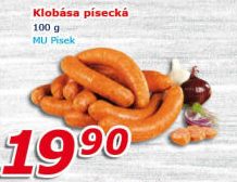 Písecká klobása Maso uzeniny Písek