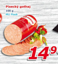 Salám Gothaj Maso uzeniny Písek