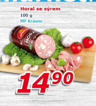 Salám Horal se sýrem Krásno