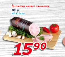 Salám šunkový zauzený Krásno
