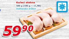 Stehna kuřecí mražená Vodňanské kuře