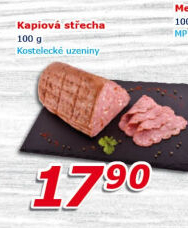 Střecha kapiová Kostelecké uzeniny