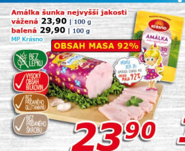 Šunka Amálka nejvyšší jakosti Krásno