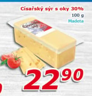 Sýr Císářský 30% Madeta