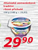 Tradiční pomazánkové Jihočeské Madeta