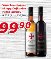 Vína Templářské sklepy Čejkovice