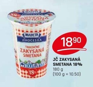 JČ ZAKYSANÁ SMETANA 18%