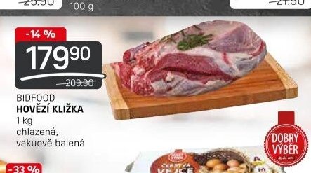 Bidfood Hovězí kližka