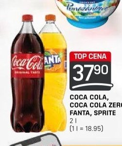 Coca Cola, Coca Cola Zero, Fanta, Sprite
