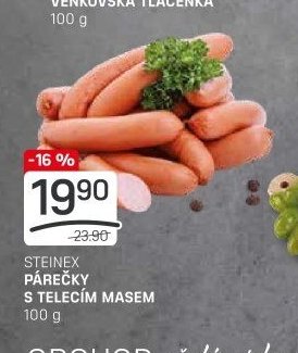 STEINEX PÁREČKY S TELECÍM MASEM