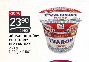 JČ TVAROH TUČNÝ, POLOTUČNÝ BEZ LAKTÓZY