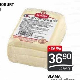 SLÁMA LISTOVÉ TĚSTO