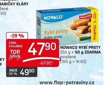 NOWACO RYBÍ PRSTY
