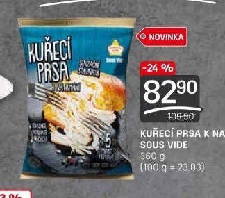 KUŘECÍ PRSA K NATRHÁNÍ SOUS VIDE