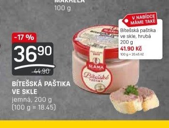 BÍTEŠSKÁ PAŠTIKA VE SKLE