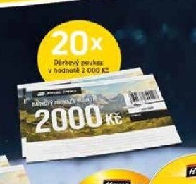 Dárkový poukaz 2000 Kč